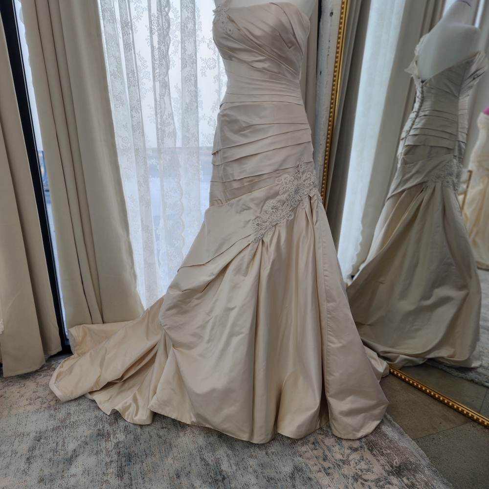 Elegant Cream Wedding Dress